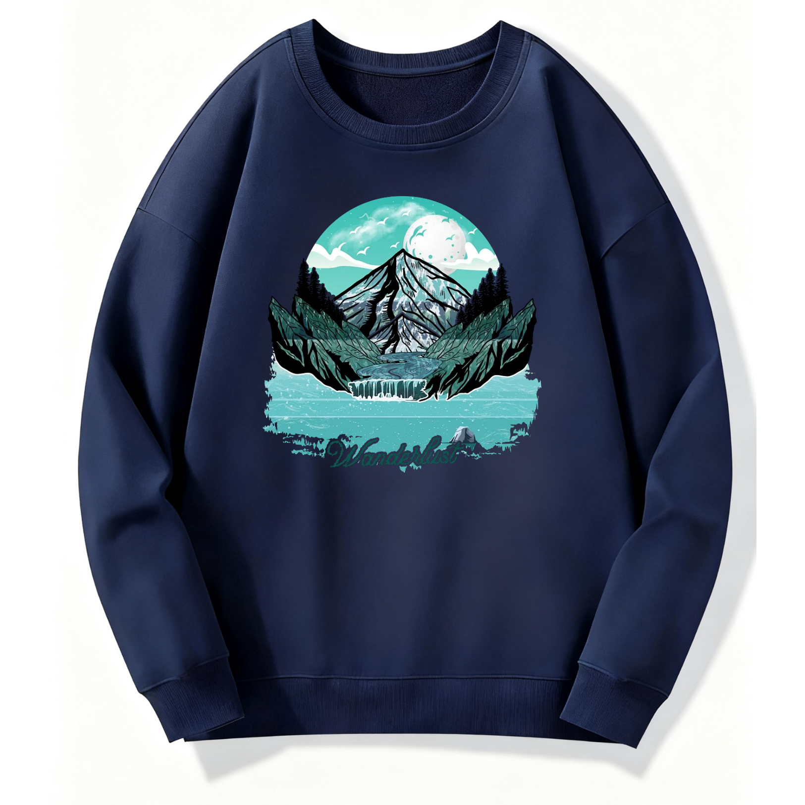 Wanderlust Mountain Classic Hoodie - Image 3