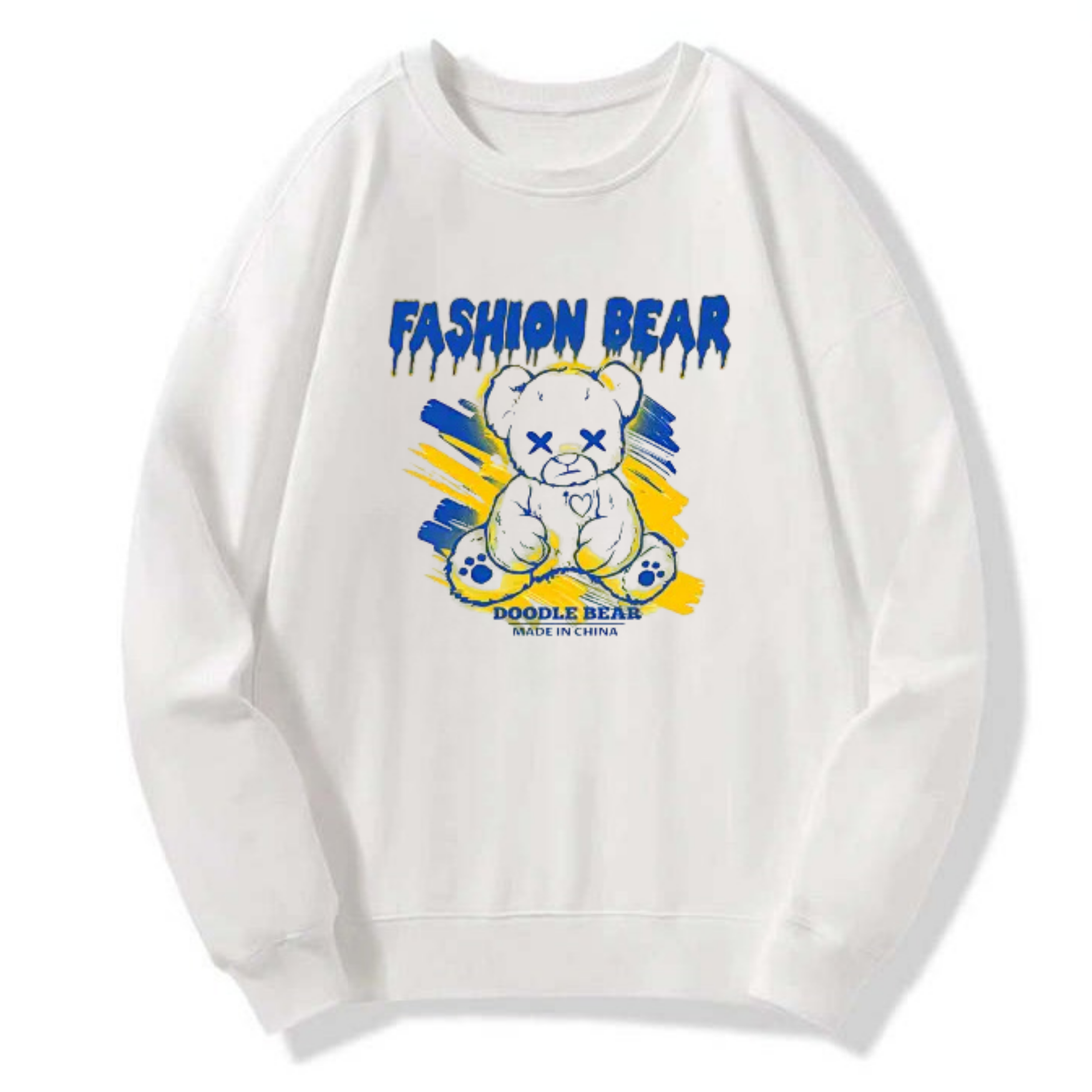 Fashion Bear Doodle Classic Hoodie