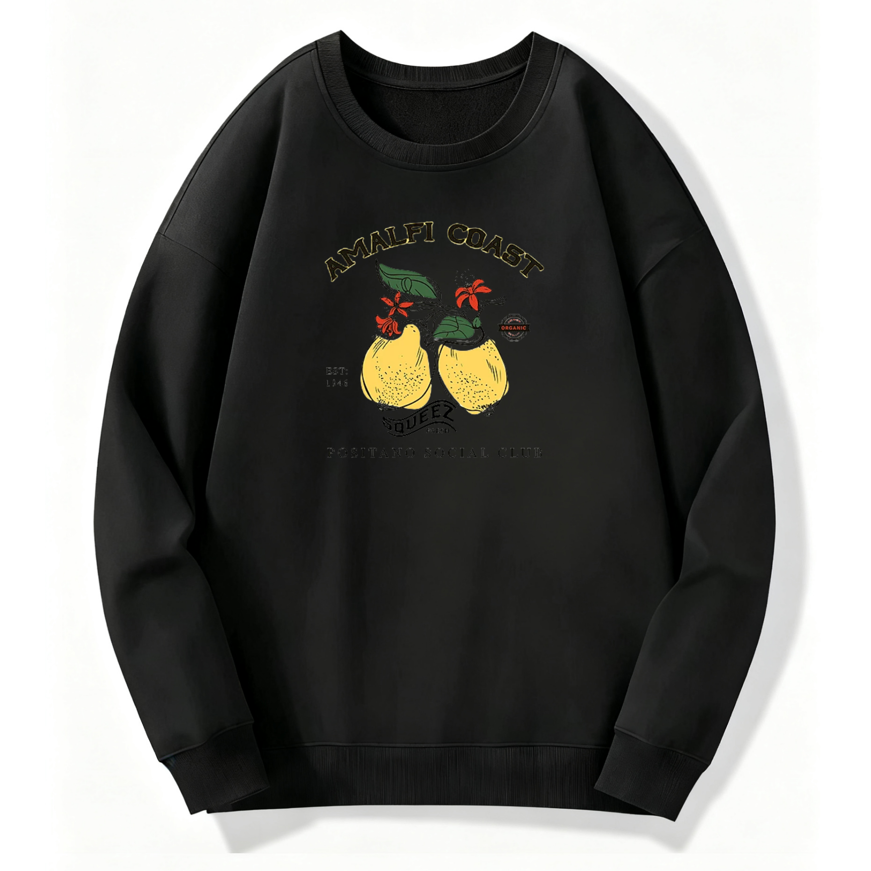 Amalfi Coast Lemon Classic Hoodie - Image 4