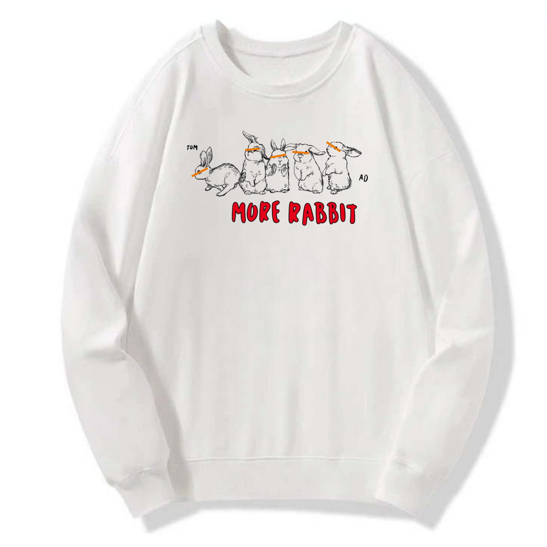 More Rabbit Cartoon Classic Hoodie