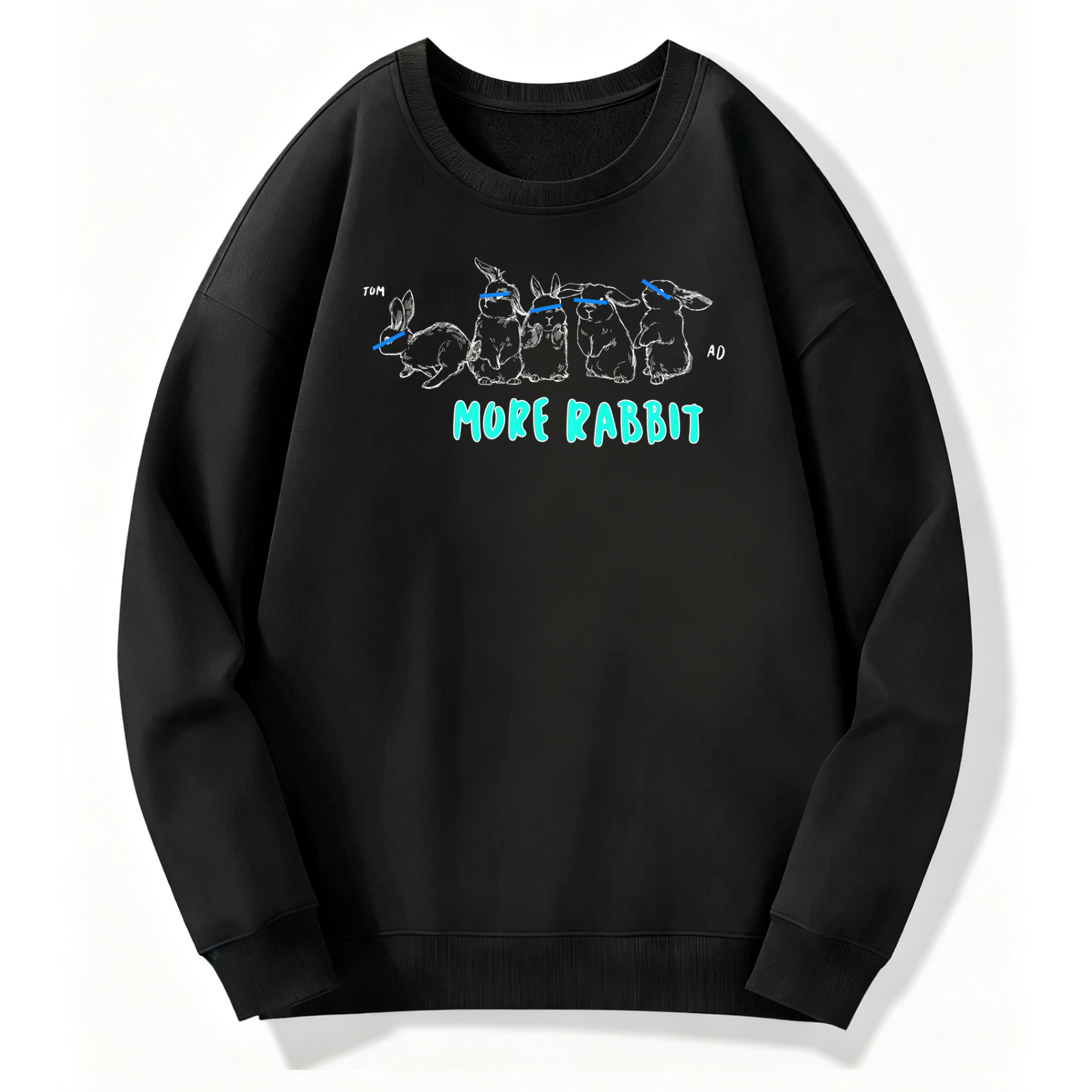 More Rabbit Cartoon Classic Hoodie - Image 4