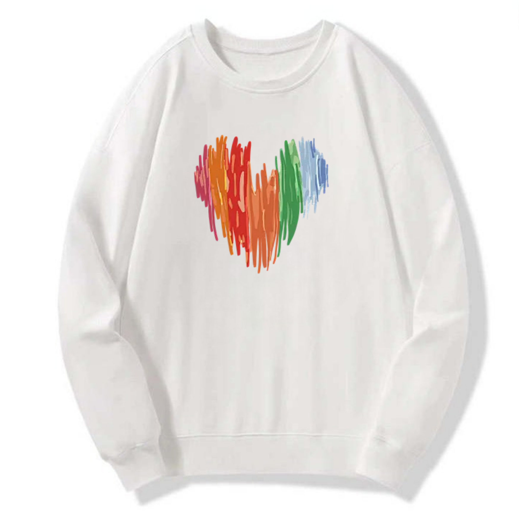 Rainbow Heart Classic Sweatshirt