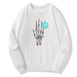 Skeleton Hand Heart Classic Sweatshirt