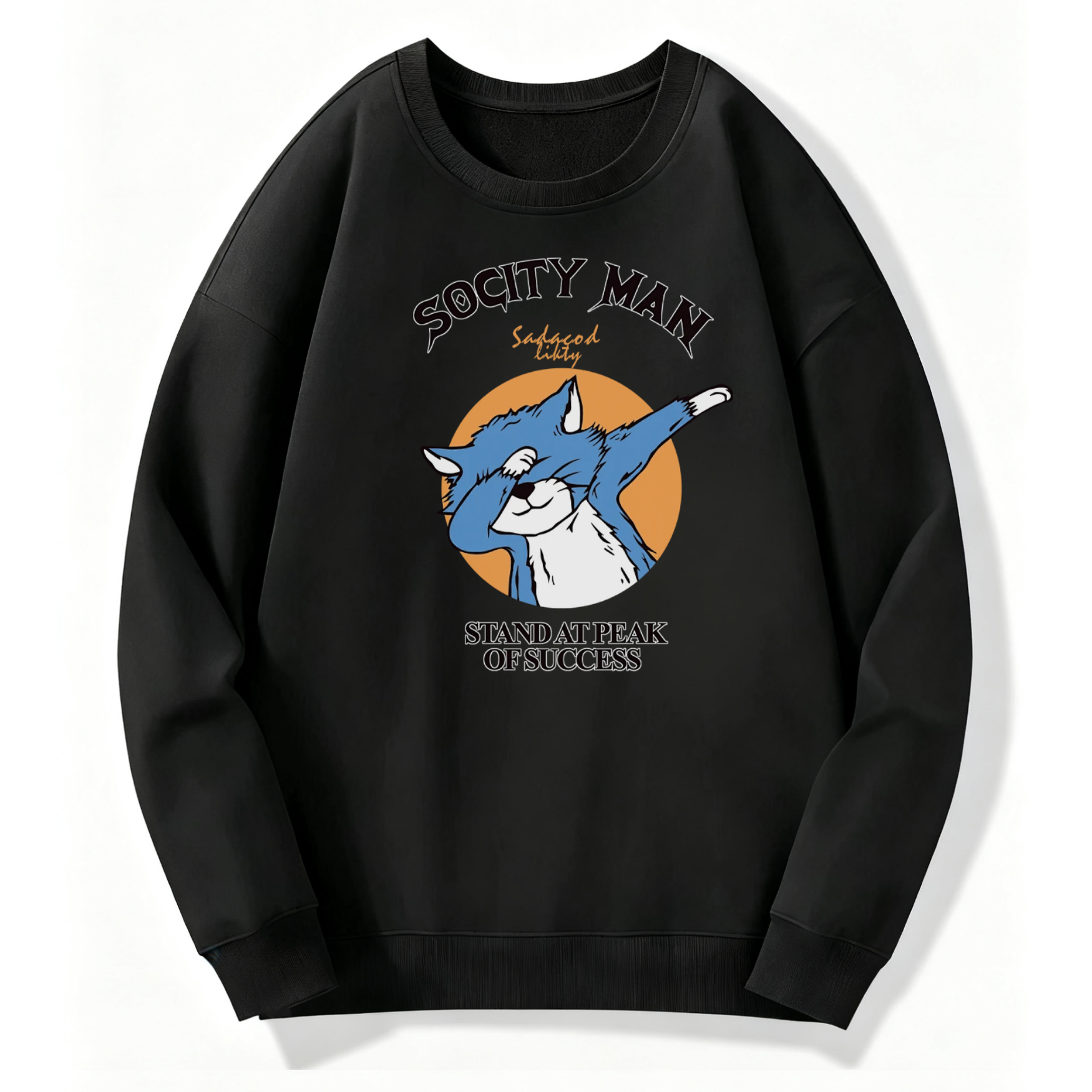 Socity Man Cat Success Classic Hoodie - Image 3