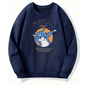 Socity Man Cat Success Classic Hoodie