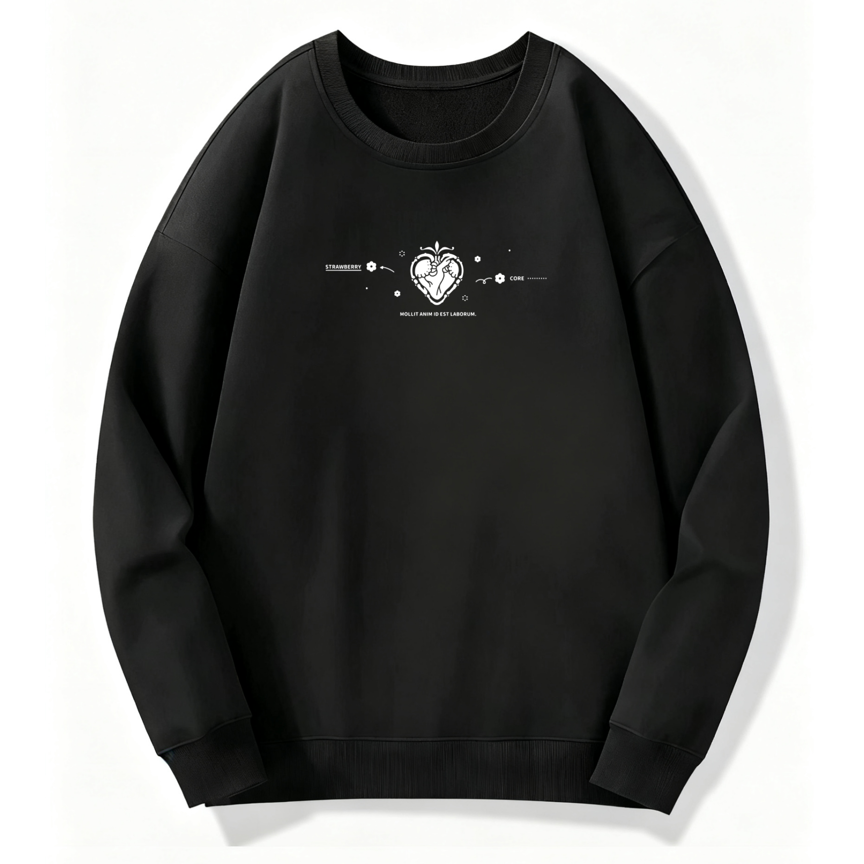 Strawberry Core Heart Classic Hoodie - Image 4