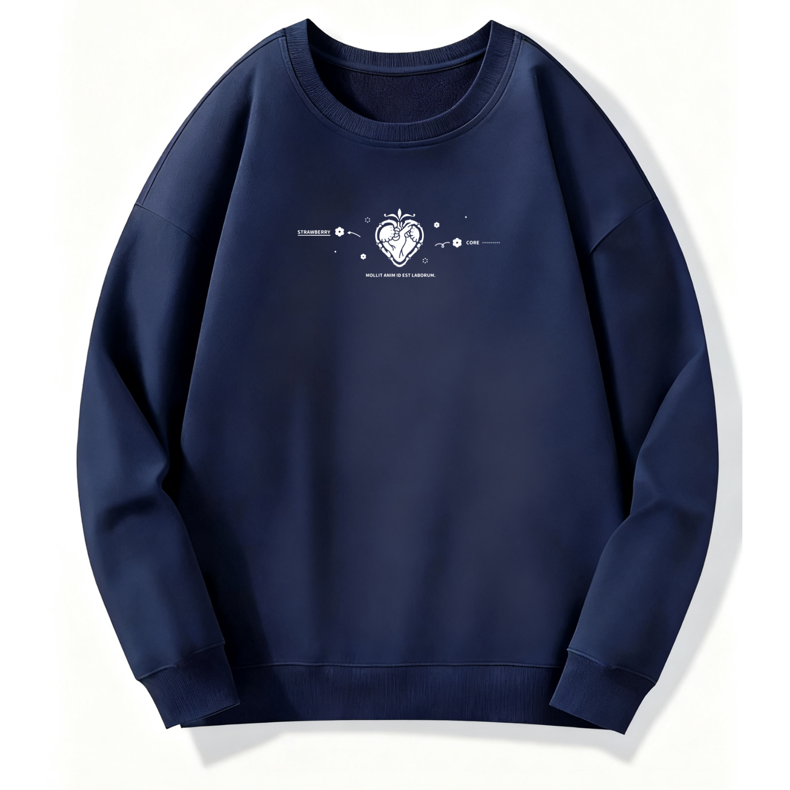 Strawberry Core Heart Classic Hoodie - Image 3